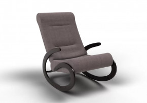 Кресло-качалка Мальта ткань какао в Ноябрьске - noyabrsk.mebel-tymen.ru | фото
