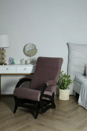 Кресло маятниковое Амелия,ткань кофе с молоком в Ноябрьске - noyabrsk.mebel-tymen.ru | фото