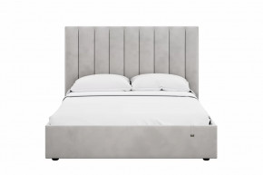 Кровать 1600 Ингрид 312 Велюр Ультра Смог в Ноябрьске - noyabrsk.mebel-tymen.ru | фото