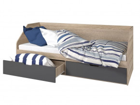 Кровать 800 2 ящика Анталия Графит в Ноябрьске - noyabrsk.mebel-tymen.ru | фото