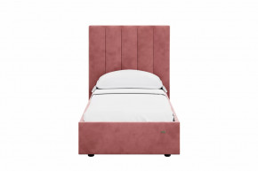 Кровать 900 Ингрид 312 Велюр Ультра коралл в Ноябрьске - noyabrsk.mebel-tymen.ru | фото