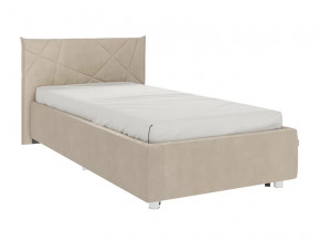 Кровать (каркас) Бест 90х200 см капучино (велюр) в Ноябрьске - noyabrsk.mebel-tymen.ru | фото