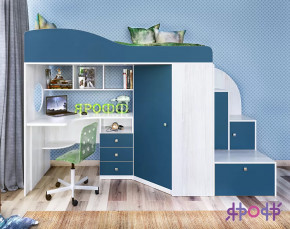 Кровать-чердак Кадет-1 Ярофф в Ноябрьске - noyabrsk.mebel-tymen.ru | фото