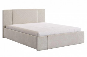 Кровать (каркас) Хлоя 160х200 см крем (велюр) в Ноябрьске - noyabrsk.mebel-tymen.ru | фото