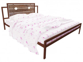 Кровать Инесса коричневая в Ноябрьске - noyabrsk.mebel-tymen.ru | фото