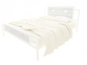 Кровать Инесса Plus белая в Ноябрьске - noyabrsk.mebel-tymen.ru | фото
