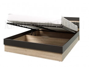 Кровать Ким с ПМ 1400 Графит софт, сонома в Ноябрьске - noyabrsk.mebel-tymen.ru | фото