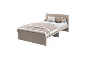 Кровать "МОНА" 2000*1200мм, (без матраса), ЛДСП кашемир (ламели) в Ноябрьске - noyabrsk.mebel-tymen.ru | фото
