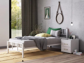 Кровать односпальная Кадис 120х190 Белый в Ноябрьске - noyabrsk.mebel-tymen.ru | фото