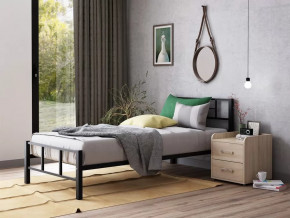 Кровать односпальная Кадис 120х190 Черный в Ноябрьске - noyabrsk.mebel-tymen.ru | фото