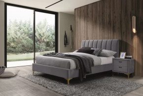 Кровать Рошаль 1800 Серый в Ноябрьске - noyabrsk.mebel-tymen.ru | фото