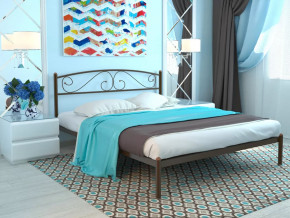 Кровать Вероника коричневая в Ноябрьске - noyabrsk.mebel-tymen.ru | фото