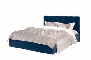 Кровать Элен 1400*2000 мм, велюр NEO 27, синий в Ноябрьске - noyabrsk.mebel-tymen.ru | фото
