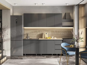 Кухня Челси 2,0м Графит/Графит в Ноябрьске - noyabrsk.mebel-tymen.ru | фото