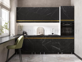 Кухня Милена 2,6м (Мрамор Блэк софт (Антарес)) в Ноябрьске - noyabrsk.mebel-tymen.ru | фото