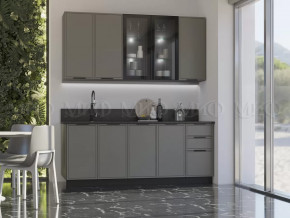 Кухня Николь 2,0/900м (Холст вулканический) в Ноябрьске - noyabrsk.mebel-tymen.ru | фото