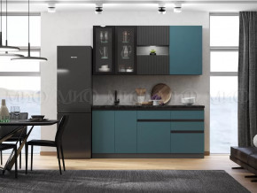 Кухня Техно-6 2,0м (Графит/Атлантик софт/Графит софт) в Ноябрьске - noyabrsk.mebel-tymen.ru | фото
