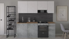 Кухонный гарнитур «Бронкс» длиной 220 см в Ноябрьске - noyabrsk.mebel-tymen.ru | фото