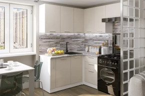 Кухонный гарнитур Дюна мега прайм 1600х1700 мм в Ноябрьске - noyabrsk.mebel-tymen.ru | фото