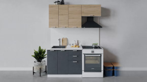 Кухонный гарнитур «Гранита» длиной 160 см в Ноябрьске - noyabrsk.mebel-tymen.ru | фото