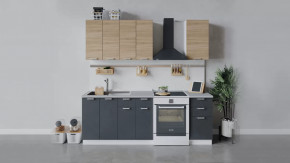 Кухонный гарнитур «Гранита» длиной 160 см в Ноябрьске - noyabrsk.mebel-tymen.ru | фото