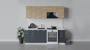 Кухонный гарнитур «Гранита» длиной 220 см в Ноябрьске - noyabrsk.mebel-tymen.ru | фото