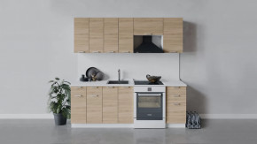 Кухонный гарнитур «Гранита» длиной 220 см в Ноябрьске - noyabrsk.mebel-tymen.ru | фото