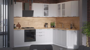 Кухонный гарнитур «Кимберли» №6 Белый, Сноу в Ноябрьске - noyabrsk.mebel-tymen.ru | фото