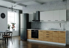 Кухонный гарнитур Лада-2800 столешница 38 мм в Ноябрьске - noyabrsk.mebel-tymen.ru | фото