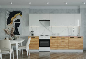 Кухонный гарнитур Лада-3000 столешница 38 мм в Ноябрьске - noyabrsk.mebel-tymen.ru | фото