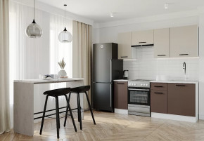 Кухонный гарнитур Латте-2000 столешница 38 мм в Ноябрьске - noyabrsk.mebel-tymen.ru | фото