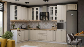 Кухонный гарнитур «Лина» №5 Белый, Крем в Ноябрьске - noyabrsk.mebel-tymen.ru | фото