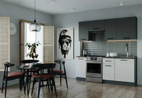 Кухонный гарнитур Лофт-2000 столешница 38 мм в Ноябрьске - noyabrsk.mebel-tymen.ru | фото