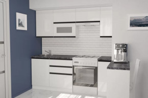 Кухонный гарнитур Лотос ультра 2000 мм в Ноябрьске - noyabrsk.mebel-tymen.ru | фото