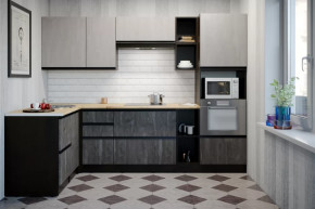 Кухонный гарнитур Симфония мега прайм 1500х2700 мм в Ноябрьске - noyabrsk.mebel-tymen.ru | фото
