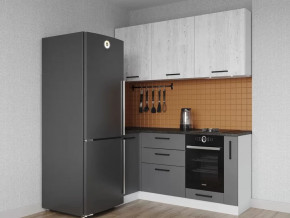 Кухонный гарнитур угловой Санторини-1000х1800 МДФ столешница 38 мм в Ноябрьске - noyabrsk.mebel-tymen.ru | фото