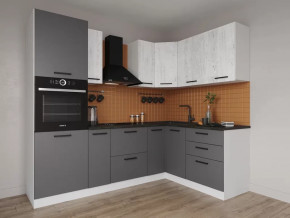 Кухонный гарнитур угловой Санторини-2400х1600 МДФ столешница 26 мм в Ноябрьске - noyabrsk.mebel-tymen.ru | фото