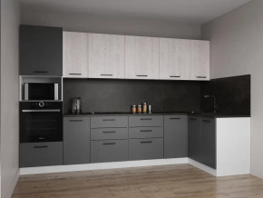 Кухонный гарнитур угловой Санторини-3200х1400 МДФ столешница 38 мм в Ноябрьске - noyabrsk.mebel-tymen.ru | фото