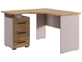 Стол компьютерный 1200 угловой Лайт-2 кашемир/дуб крафт золотой в Ноябрьске - noyabrsk.mebel-tymen.ru | фото
