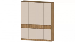Ленора Шкаф 4х ств. Дуб вотан/Кашемир в Ноябрьске - noyabrsk.mebel-tymen.ru | фото