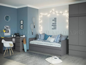 Модульная детская Челси Графит в Ноябрьске - noyabrsk.mebel-tymen.ru | фото