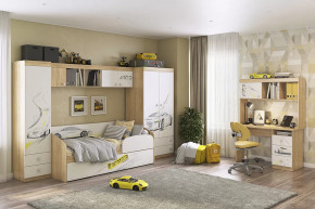 Детский гарнитур Форсаж К1 дуб сонома/белый в Ноябрьске - noyabrsk.mebel-tymen.ru | фото
