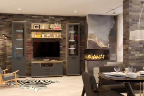 Модульная гостиная Грейс композиция-1 в Ноябрьске - noyabrsk.mebel-tymen.ru | фото