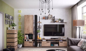 Модульная гостиная Nature в Ноябрьске - noyabrsk.mebel-tymen.ru | фото