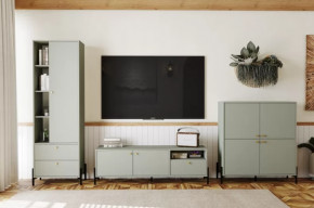 Модульная гостиная Нуар в Ноябрьске - noyabrsk.mebel-tymen.ru | фото