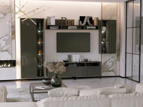 Модульная гостиная Оливия Графит Софт в Ноябрьске - noyabrsk.mebel-tymen.ru | фото