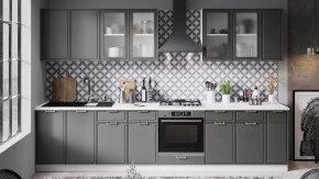 Модульная кухня «Белладжио» Белый, Софт графит в Ноябрьске - noyabrsk.mebel-tymen.ru | фото