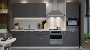 Модульная кухня «Габриэлла» Белый/Титан в Ноябрьске - noyabrsk.mebel-tymen.ru | фото