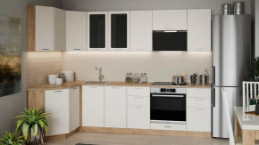 Модульная кухня «Габриэлла» Дуб крафт золотой/Крем в Ноябрьске - noyabrsk.mebel-tymen.ru | фото