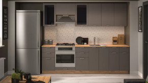 Модульная кухня «Габриэлла» Дуб крафт золотой/Муссон в Ноябрьске - noyabrsk.mebel-tymen.ru | фото